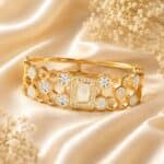 Royal Honeycomb Statement Bracelet - Image 2