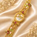 Vintage Moonstone Charm Bracelet - Image 3