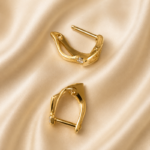 Radiant Fold Earrings - Image 2