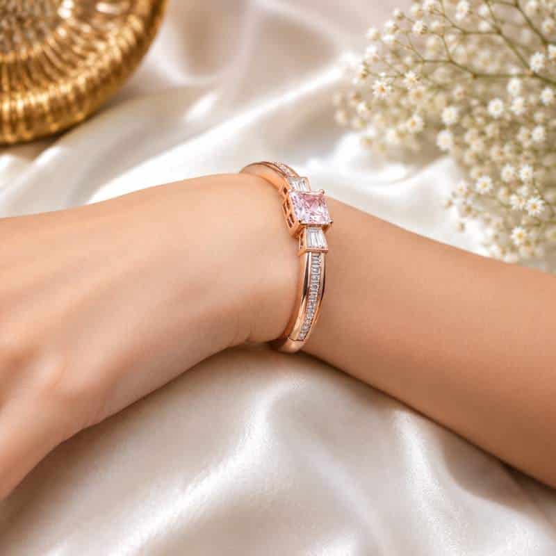 4 Celeste Square-Cut Bracelet - Image 1