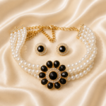 Black Pearl Choker Necklace - Image 2