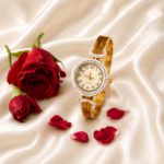 Gold Bangle Watch - Image 3