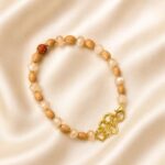 Rudraksha & Ruby Butterfly Rakhi Lumba Set - Image 5