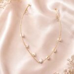 Pearl Cascade Hair Tiara Chain - Image 3