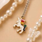Unicorn Pearl Phone Charm - Image 3