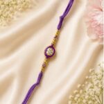 Royal Amethyst Crystal Rakhi - Image 2