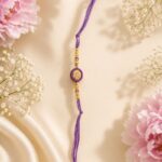Royal Amethyst Crystal Rakhi - Image 3