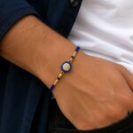 Royal Sapphire Crystal Rakhi