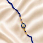 Royal Sapphire Crystal Rakhi - Image 3