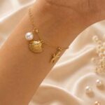 Ocean Pearl Charm Bracelet