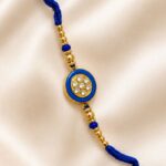 Royal Sapphire Crystal Rakhi - Image 5