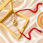 Golden Ganesha Blessing Rakhi - Image 2