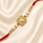 Golden Ganesha Blessing Rakhi - Image 3