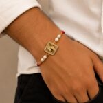 Golden Ganesha Blessing Rakhi
