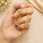 Blush Blossom Vine Pendant Necklace