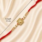 Golden Ganesha Blessing Rakhi - Image 5
