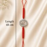 999 Silver-Plated DivineShri Ram Rakhi - Image 4