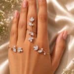 Crystal Vine Open Ring - Image 3