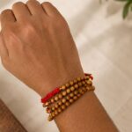 Sacred Sandalwood Kanthi Mala Rakhi