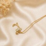 Pearl Fan Tassel Pendant Necklace - Image 3