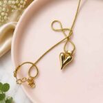 Golden Heart Pendant Necklace