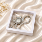 Celestia Crystal Bracelet Watch - Image 2