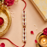 Ruby Pearl Royale Rakhi - Image 4