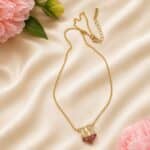 Blush Petal Pearl Pendant Set - Image 3