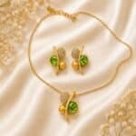 Emerald Harmony Pendant Set - Image 2