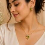 Emerald Harmony Pendant Set