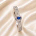 Silver Sapphire Radiance Bracelet - Image 2