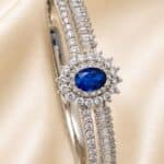 Silver Sapphire Radiance Bracelet - Image 3