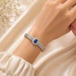 Silver Sapphire Radiance Bracelet