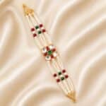 Royal Panchratna Pearl Kundan Bracelet - Image 2
