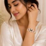 Royal Panchratna Pearl Kundan Bracelet